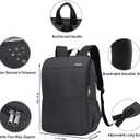 MAXTOP Laptop Backpack for Women Men College Bookbag Business Travel Backpack Water Resistant Computer Backpack with USB Charging Port Fits 15.6 Inch Laptop