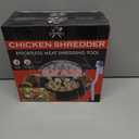 2 x Chicken Shredder | Meat Shredder for Effortless Chicken Breast Shredding | Manual chicken Shredder tool twist for Kitchen | Shred Chicken, Beef, & More with Ease | Durable & Easy-to-Clean (Orange)