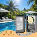 T104R 24-Hour Mechanical Time Switch, 208-277V, 40A, DPST, NEMA 3R Outdoor Steel Enclosure, Gray Heavy Duty Timer for Pool Pumps, Heaters, and Industrial Motors