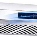 Under Cabinet Range Hood 30 Inch, 1200 CFM, 4-Speed Kitchen Hood, 30 Stainless Steel Kitchen Stove Vent Hoods 30 Inch with 2 LED Lights Standard
