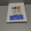 Tlpmsk Small White Board, Dry Erase LapBoards 9''x 12'' Mini White Board Double Sided Portable LapBoards for Students Teachers School Supplies (12 Boards with Line)