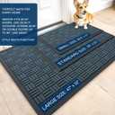 OLANLY Front Door Mat Outside Entrance 47x32, Heavy-Duty Rubber Doormat