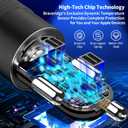 [Apple MFi Certified] iPhone 17 Charger Fast Car Charging, BAOYUANDA 72W PD Power Rapid Car Charger Built-in 6FT Coiled Type-C Cable Quick Car Charge for iPhone 17/Air/16/15 Pro Max,iPad Pro/Air/Mini