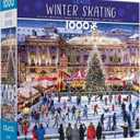 Ceaco  Classic Christmas  Winter Skating  1000 Piece Jigsaw Puzzle