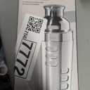 Oggi 23-Ounce Stainless Steel Cocktail Shaker, Silver
