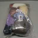 SIQUK 15 Pieces Faux Fur Pom Pom Balls 6 Inch Large Fluffy Faux Fox Pom Pom with Elastic Loop for Knitting Hat Gloves Scarves Crafts Accessories (Soft Color)