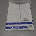 LilyCoco Womens Striped Long Sleeve Shirt Color Block Zipper Polo T Shirts Blue X-Large (XL)