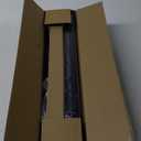 Curtain Rods for Windows 32-90 Inch, 1 Inch Adjustable Black Curtain Rod Set with Brackets, Easy Install