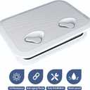 smartmarine Marine Deck Access Hatch 17.312.4" Rectangle Boat Hatch & Lid,Boat Deck Hatch Lids
