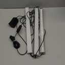 2 in 1 Garage Door LED Lights, Fit Garage Door Christmas Cover 7x8FT, Timer and Easy to Install, Lights up Garage Door Decorations-Magnets-Banner(Not Included Garage Door Cover)