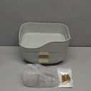 Makeup Organizer With Drawers,Skincare Organizer For Vanity, Storage Box With Handle, Large Cosmetic Display Case For Dresser, Bathroom Countertop (Sage Green)