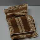 Boho Pillow Covers Set of 2 for Couch -Modern famhouse Sofa Decorative Throw Pillow Covers Textured Chenille Cushion Covers Outdoor Neutral Pillow Cases. (Brown, 18x18)