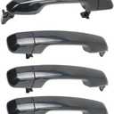 KASturrboo 4PCS Exterior Door Handle Set Compatible with 4Runner GX460 2010-2020, Front Rear Left Right Outside Door Handle 69217-60150 69250-60030 69250-60010 Black