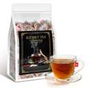 2 x Zenvivian Ginseng Six Treasure Tea - Herbal Tea with Ginseng, Wolfberry, Red Dates, Maca, Polygonatum Sibiricum & Mulberry - Natural Ingredients, Relaxing, 25 Tea Bags (EXP 12/10/26)