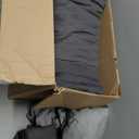 Monbix Queen Comforter Set - 7 Pieces Cationic Dyeing Dark Grey Bed in a Bag Queen Bedding Sets with Comforter, Sheets, Pillowcases & Shams, Reversible Bedding Comforters Sets