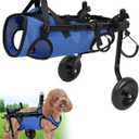 Large Dog Wheelchair for Hind Legs-Durable All-Terrain Wheels, Heavy Duty Aluminum Frame, Comfortable Breathable Mesh for Dogs, Hip Support System, Restores Mobility for Arthritis & Injuries