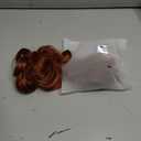 iLUU 2pcs Copper Red Messy Hair Bun Extensions Orange Red Synthetic Hair Scrunchie Scrunchy Updo Chignons Fire Color Hairpiece for Women Girl Lady Party Cosplay (#350)