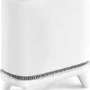 Bathroom Trash Can with Lid, Vacuum Adsorption Small Garbage Can 3.2 Gallon Press Top Lid Trash Bin with Legs Waterproof Waste Basket for Bathroom Bedroom Office Home RV