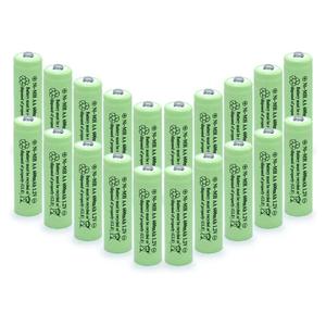 AA Ni-MH 600mAh 1.2V Rechargable Solar Light Batteries for Outdoor Solar Lamps Garden Lights Remotes Mice(20Pcs)