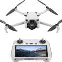 DJI Mini 3 (DJI RC), Lightweight 3x Mechanical Gimbal Drones with Camera for Adults 4K, 38-min Flight Time, up to 32800ft (10km) Video Transmission, Vertical Shooting, GPS Auto Return Integrated