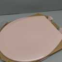 Bemis 500EC 063 Toilet Seat with Easy Clean & Change Hinges, 1 Pack Round, Venetian Pink