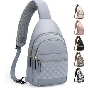 Capolo Sling Bag for Women Men Waterproof Crossbody Bags for Women Trendy Casual Fanny Pack with Convertible Shoulder Strap Chest Bag for Travel Hiking(Blue, Medium)
