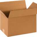 PARTNERS BRAND 12 x 8 x 7 Corrugated Cardboard Boxes, Small 12"L x 8"W x 7"H, Pack of 25 | Shipping, Packaging, Moving, Storage Box for Home or Business, Strong Wholesale Bulk Boxes