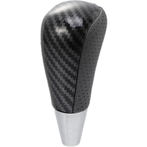 X AUTOHAUX Car Automatic Gear Stick Shift Knob for Toyota for Toyota RAV4 Corolla Avalon Yaris 4Runner Sienna Camry Tacoma for Lexus ES GS SC RX LS Black Carbon Fiber Pattern