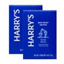 Harry's Bar Soap for Men - Stone Scent, 4 oz Body Soap Bars, 2 Pack
