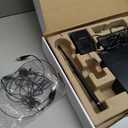 Phenyx Pro UHF Wireless Microphone System w/ 2x30 Tunable Frequencies, Metal Cordless Mic Set, 200 ft Range, 2 Bodypacks & Headsets/Lapel Mics for Speaking, Singing, Church, DJ (PTU522B)