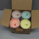 Pandaloo Smoothie Cups for Kids - Stainless Steel Toddler Tumbler with Straw, Sippy Cup for Smoothies - BPA-Free, Toddler Snack Cups, 10 oz (Pack of 4, Creamy Mushroom/Sage/Lime/Peach)