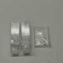 Poever 3.8 oz Plastic Dessert Cups with Spoons 50 Pack, Clear Square Mini Dessert Cups Appetizer Cups Parfait Cups Tumbler Cups for Mousse Puddings, Party Supplies