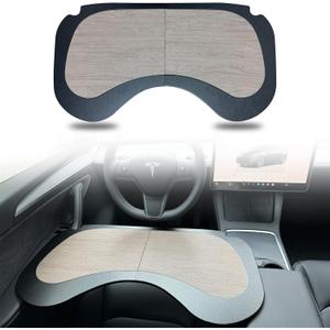 for Tesla Model 3 Model Y Car Laptop Table, Car Dining Table Tray, Foldable Large Size Multipurpose Tesla Car Tray, Tesla Accessories