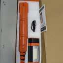 Saker Portable Camping Light with Stand 73.2" Rechargeable Work Light 800/3200 Lumen 4000/6500K Dimmable Camping Light for Outdoor Work, Power Outages, Fishing LD10 Orange