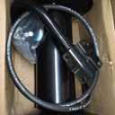 M MINGLE Pressure Washer Hose Reel 300ft, Heavy Duty Steel Hose Reel, Manual Crank Power Washer Hose Reel with Swivel Arm, 3/8" NPT Outlet Pipe, 4000 PSI (Black)