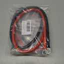 3 x bylikeho 6 AWG Battery Cable,20 Inch Red&Black Battery Cable Battery Wire,Car Accessories Battery Power Inverter Cables Set with 3/8"Lugs Terminals,for Car Motor Automotive Motorcycle RV Marine Boat