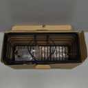 Hair Tool Organizer - Blow Dryer & Hair Dryer Holder Cabinet Door, Bathroom Organizer & Storage Basket for Styling Tools (Black-pro)