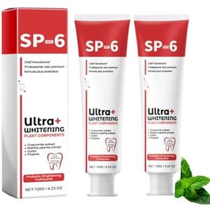 Pack Of 10, 2Pc Sp-6 Ultra Whitening, Super Probiotic-6 Toothpaste, Ultra Whitening Toothpastes Sp6,Probiotic Brightening Toothpaste, Deep Cleaning Care, Fresh Breath