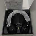 (Upgraded Version) Wireless Headset, Bluetooth Headset with Noise Cancelling Microphone, Best Headphones with Mic Mute & USB Dongle for PC/Computer/Laptop/Cell Phones/Remote Work/Call Center (Black)