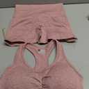 3 Piece Workout Sets for Women Butt Lifting Leggings with High Impact Sports Bra Gym Shorts
 (M)