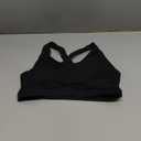 RUNNING GIRL High Impact Sports Bras for Women,Racerback Running Bra Workout Crop Tank Tops Longline Sports Bra Push up (Medium, Black)