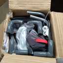 INFANS Pack and Play, 5 in 1 Baby Bedside Sleeper with Bassinet, Diaper Changer, Mattress, Carry Bag, Music Box Hanging Toys, Foldable Bedside Crib, Portable Playard for Newborn Toddlers (Gray) (Grey)