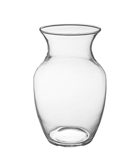 8" Glass Rose Vase By Oasis Floral Products 