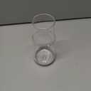 Wikapy Bedside Water Carafe and Glass Set With Silicone Coaster for Nightstand, Bedroom, 18 OZ Clear Mouthwash Dispenser for Bathroom