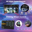 9 Inch Single DIN Car Stereo with Wireless Apple CarPlay Android Auto, Car Radio, 9" IPS Capacitance Touchscreen, Bluetooth 5.2, FM Receiver, Backup Camera,USB/Type-C, subwoofer, Apple Car Play