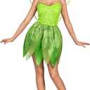 Spooktacular Creations Women Green Fairy Fairytale Dress with Fairy Wings Costume Set for Adult Halloween Costume (Small)