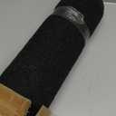 Front Door Mat Outside Entrance, 72" x 24" Doormat Outdoor Indoor Entrance, Non Slip Indoor Mats for Entryway, Heavy Duty Waterproof Low Profile Welcome Mat for Entry, Patio, High Traffic Areas (Black Mesh)