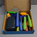 Toys Rocket Launcher for Kids - Launch up to 100 Ft, 8 Multi-Color Foam Rockets & Adjustable Launch Stand, Kids Outdoor Toys, Age 3+