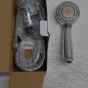 High Pressure Handheld Shower Head with Powerful Shower Spray against Low Pressure Water Supply Pipeline, Multi-functions, w/ 79'' Hose, Bracket, Chrome Finish