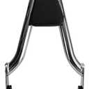 Topteng Passenger Backrest Sissy Bar Luggage Rack fit for Harley CVO Road Glide/Touring Road King/Road Glide/Street Glide 2009-2022 (Chrome)